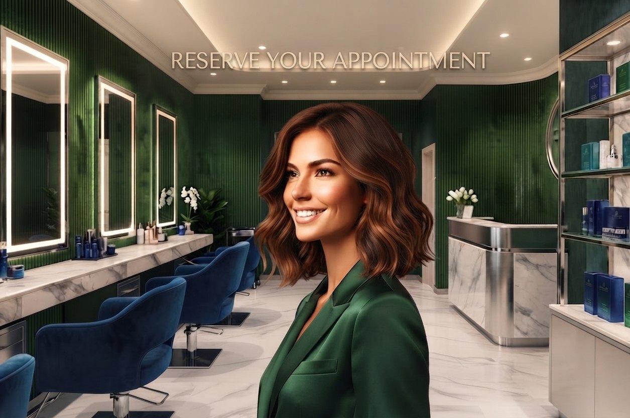 Inside the salon